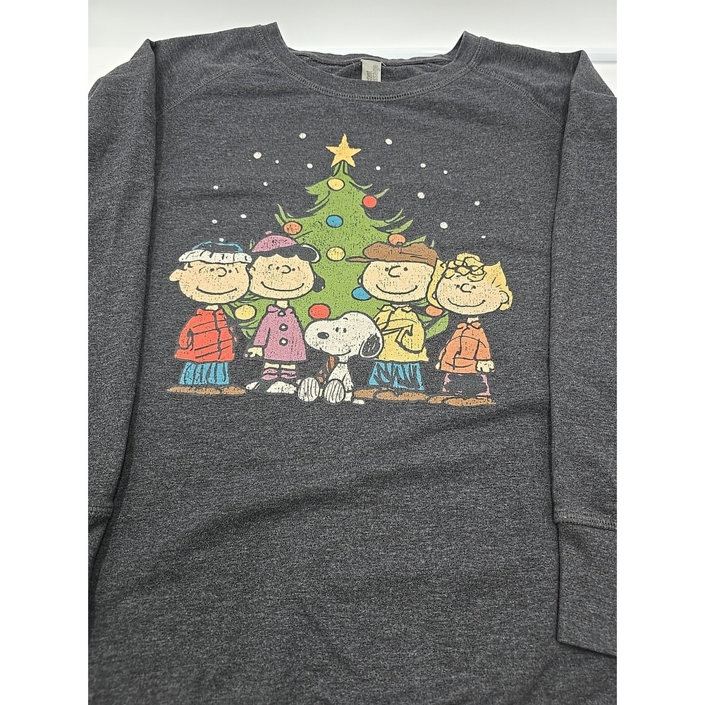 Instant Message Charlie‎ Brown Nostalgia Retro Christmas Sweater Women's 1XW - Picture 7 of 12
